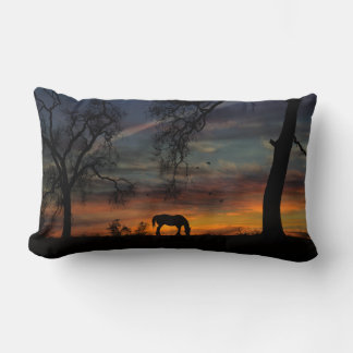 Beau Coussin de décoration Cheval Sud-Ouest