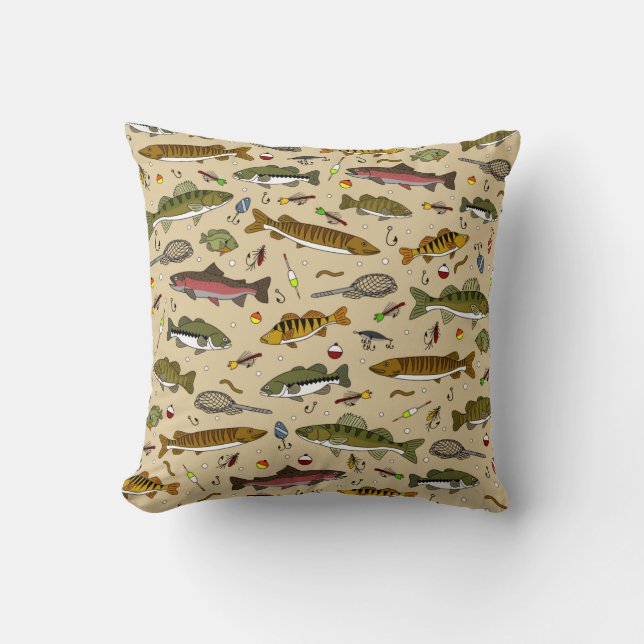 Beau Coussin de pêche (Recto)
