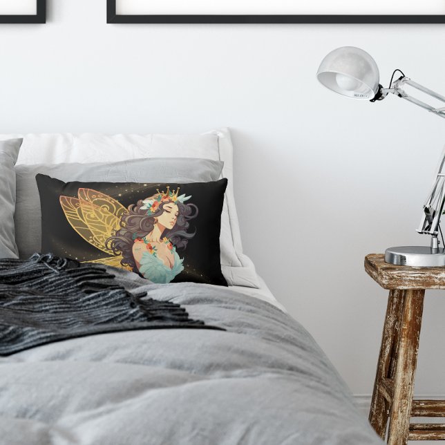 Beau Coussin Queen Fairy Lumbar (Créateur téléchargé)