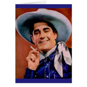 beau cowboy avec cigarette