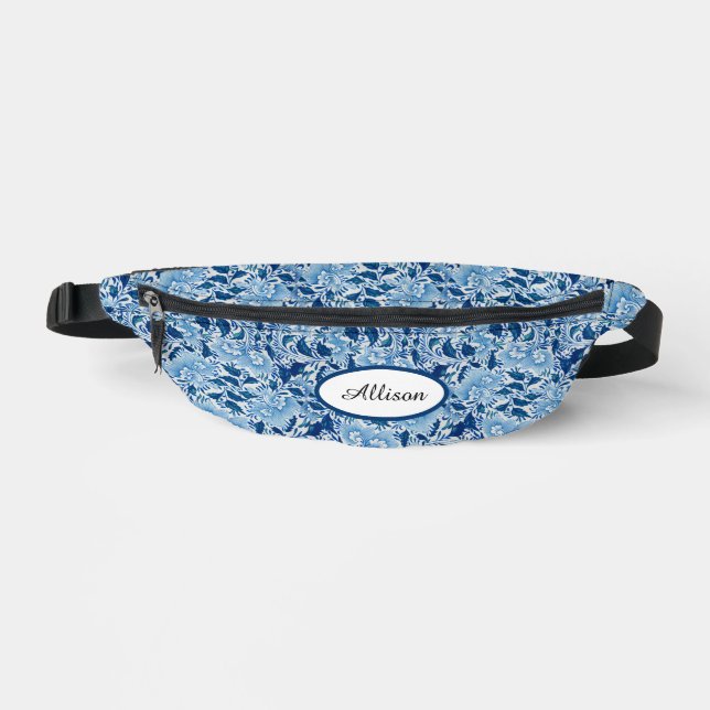 Beau Damassé Bleu (Recto)