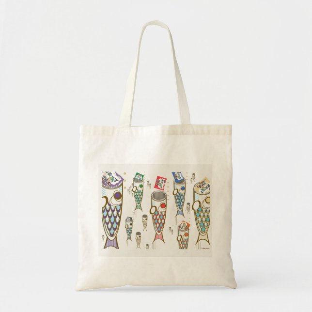 Beau élégant Ramen Deep Ocean Toto Sac (Devant)