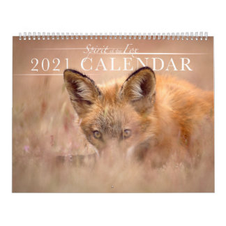 Beau Esprit du calendrier du mur Fox 2021