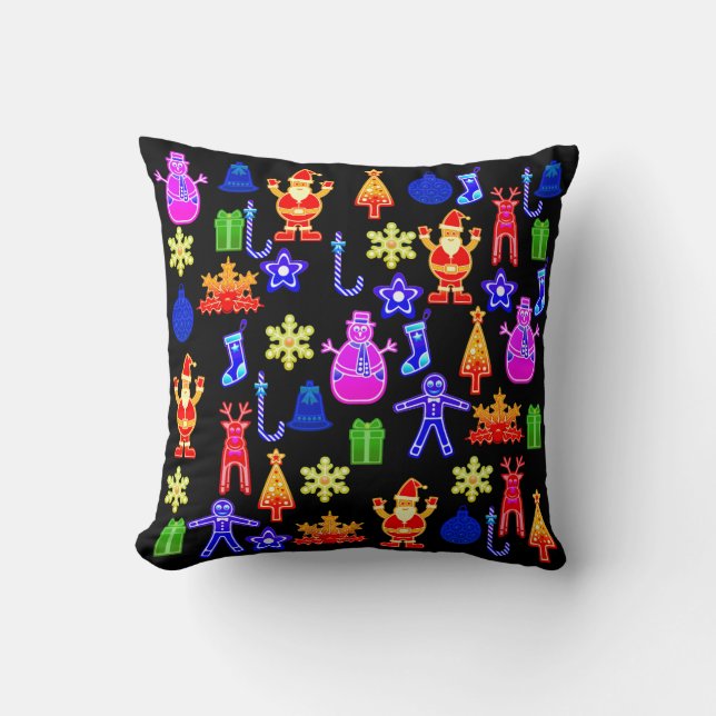 Beau et drôle coussin coloré de pain d'épice (Recto)