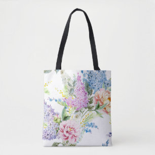Beau et élégant sac fourre-tout peint à la main à