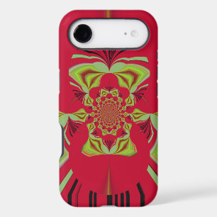 Beau Extraordinaire Africain rouge Motif Motif
