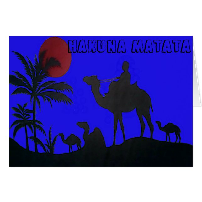 Beau Extraordinaire Sunset Camel Safari Art Imprim (Devant horizontal)