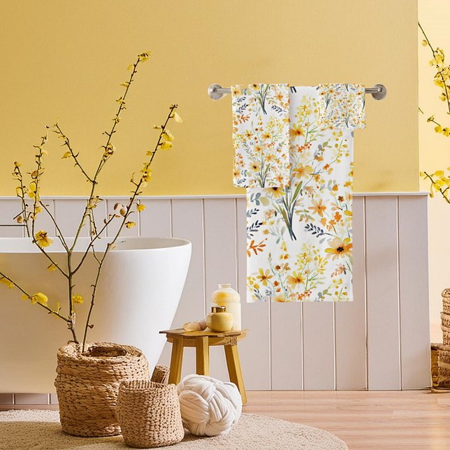 Beau fleur sauvage de printemps jaune (Créateur téléchargé)