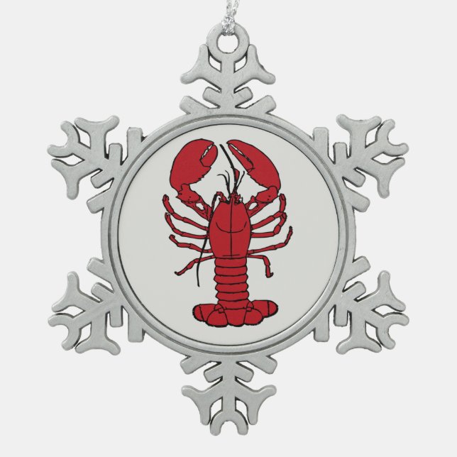 Beau Homard Nautique ornement plage (Devant)