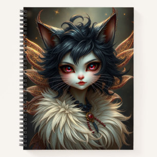 Beau Imaginaire Chat Fairy Art Carnet