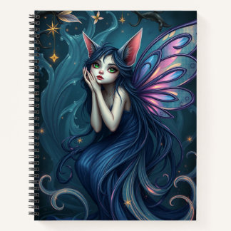 Beau Imaginaire Chat Fairy Art Carnet