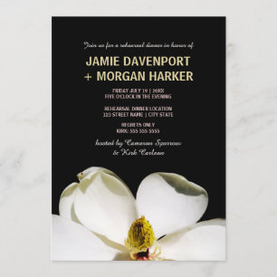 Beau Invitation de répétition de Magnolia