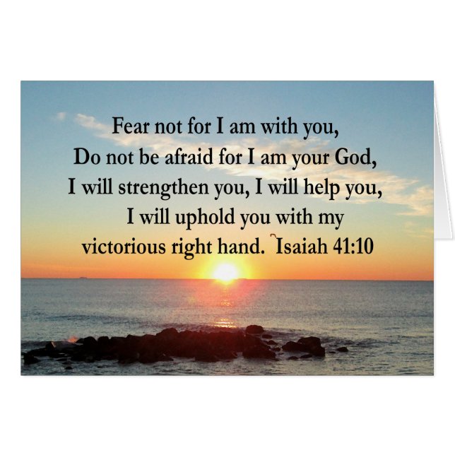 BEAU ISAIAH 41:10 SCELER (Devant Horizontal)
