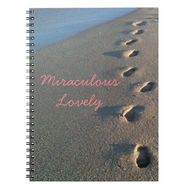Beau journal miraculeux - empreintes de pas (Devant)