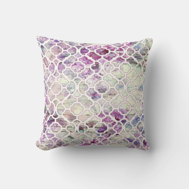Beau lilas du coussin | de fleur de Florence (Recto)
