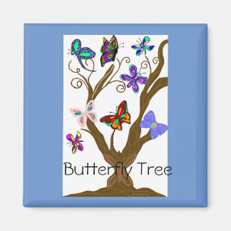 Beau Magnet d'arbre à papillon