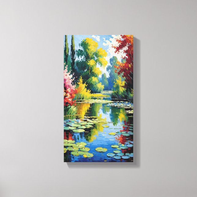 Beau marais toile d'été Mur Art (Recto)
