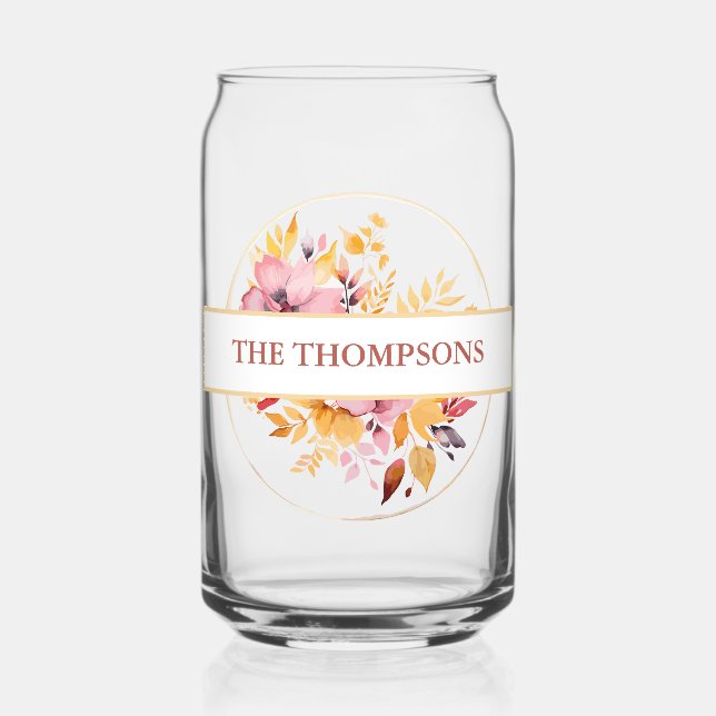 Beau Mariage de Monogramme Jaune Doré (Recto)