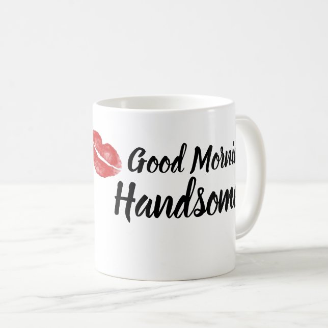 Beau Matin Belle Mug De Café (Devant droit)