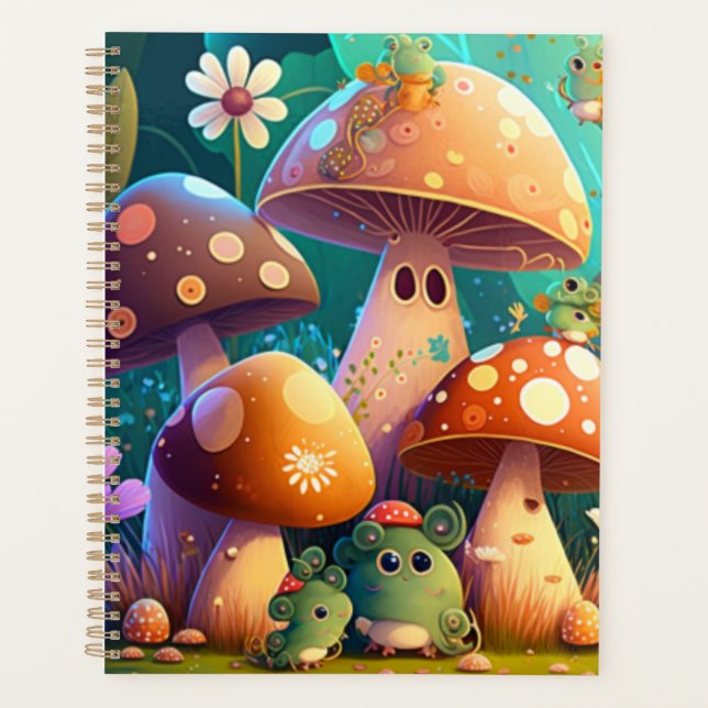 Beau mignon champignons pour la chambre des enfant (Devant)