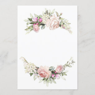 Beau modèle faire-part de mariage rose