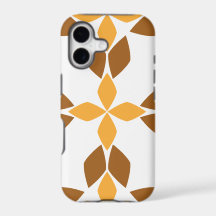 beau motif floral brun