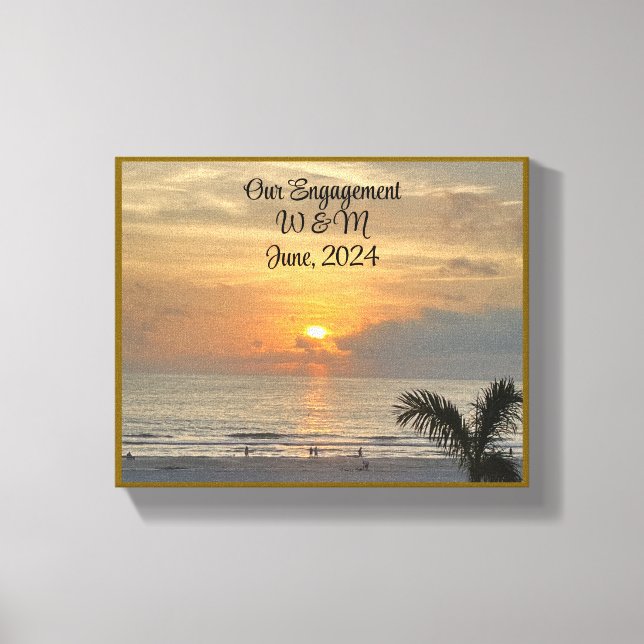 Beau, Notre toile Fiançailles (Recto)