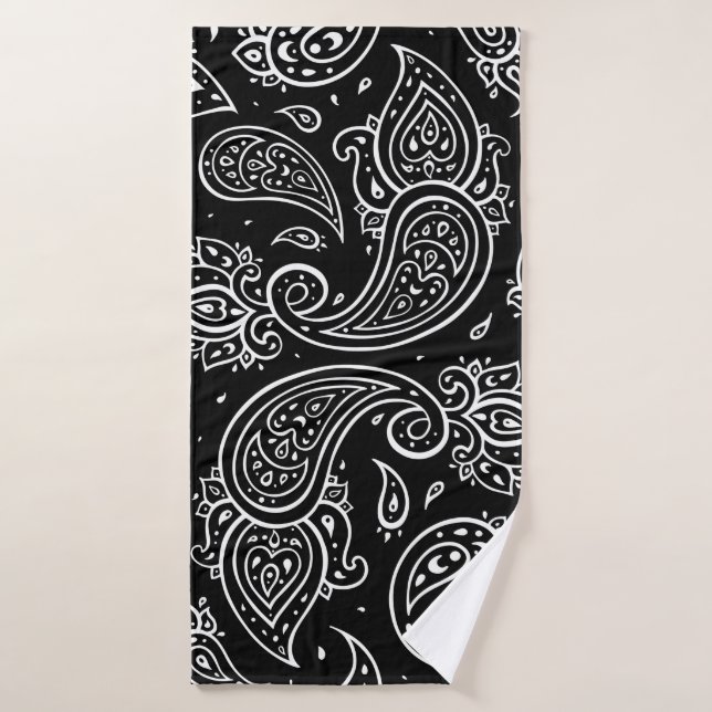 Beau paisley motif sans soudure (Serviette de bain)