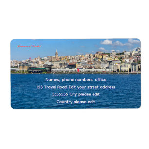Beau panorama de voyage à Istanbul