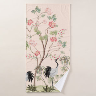 Beau papier peint exotique chinoiserie. Main dessi