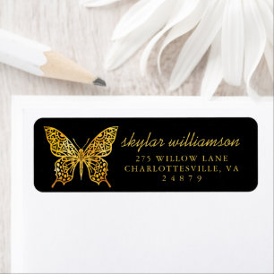 Beau Papillon décoratif élégant et orné