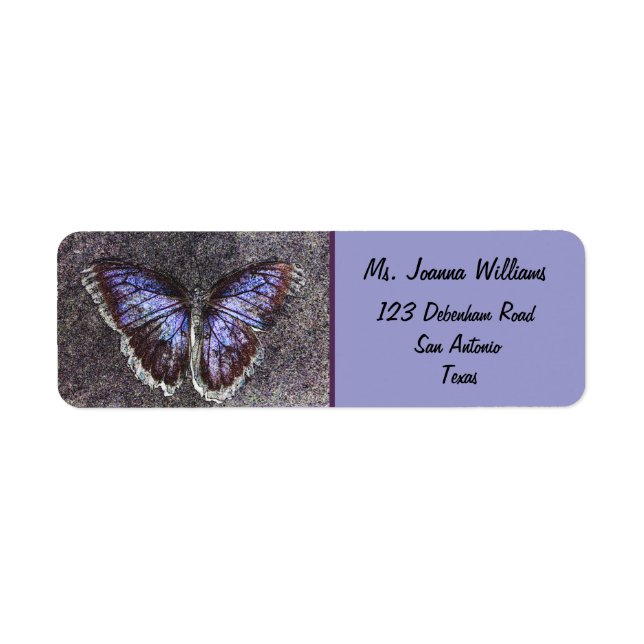 Beau Papillon/Violet. (Devant)