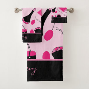 Beau Paris rose et noir