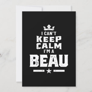 Beau Personalized Name Birthday Gift Invitation