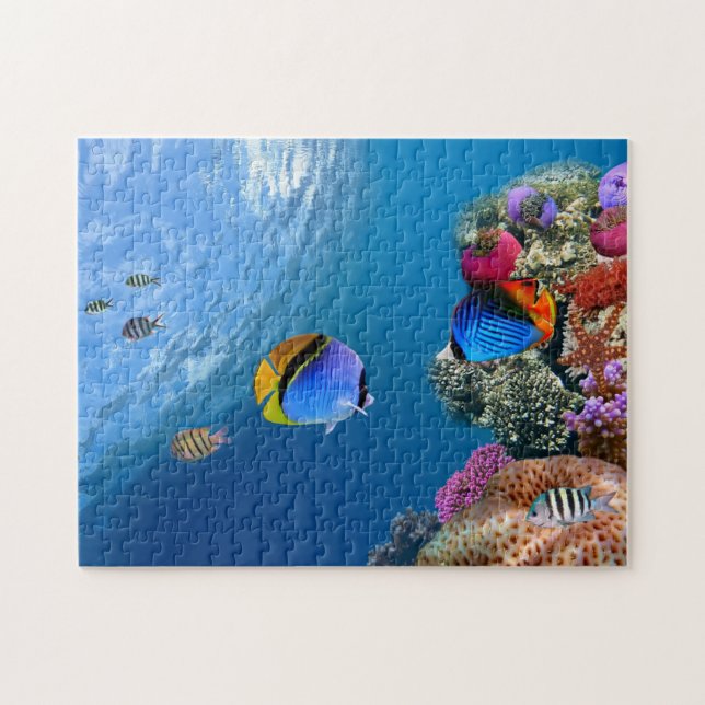 Beau puzzle corallien sous-marin (Horizontal)