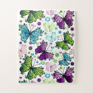 Beau Puzzle de papillons