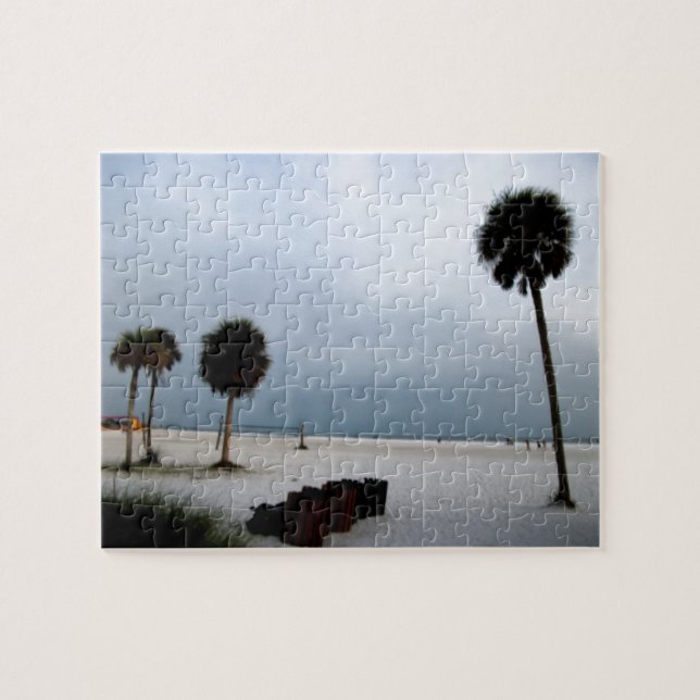 Beau puzzle de plage de Siesta Keys (Horizontal)