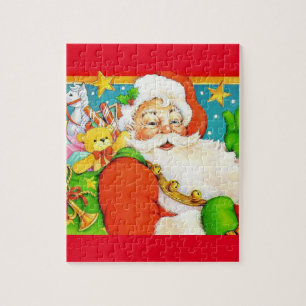 beau puzzle de santa claus