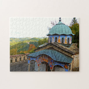 Beau puzzle d'un monastère orthodoxe bulgare