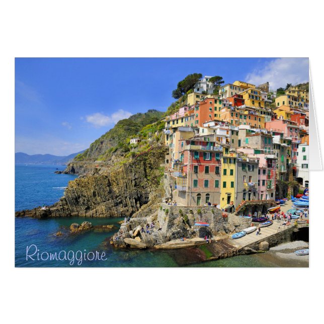 Beau Riomaggiore, Cinqueterre (Devant horizontal)