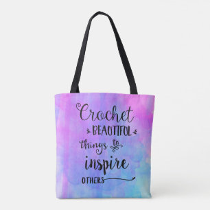 Beau sac de choses de crochet