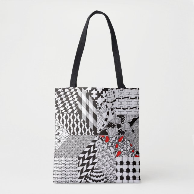 Beau Sac fourre-tout de blocs de 8 points (Devant)