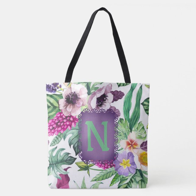 Beau Sac fourre-tout Floral (Devant)