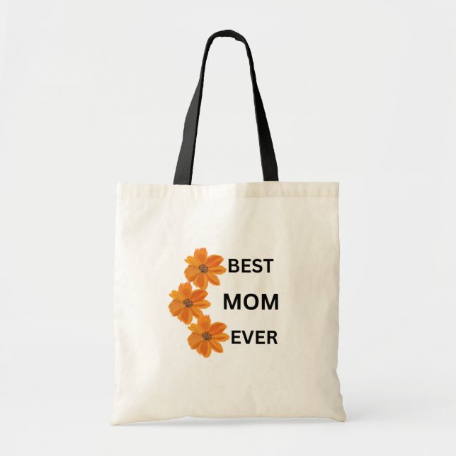 Beau Sac fourre-tout Floral pour maman (Devant)