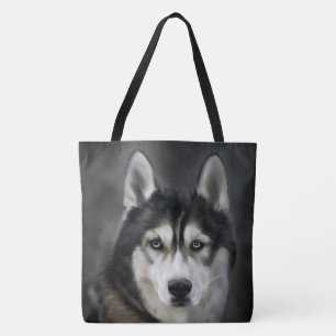 Beau Sac fourre-tout Husky Sibérien