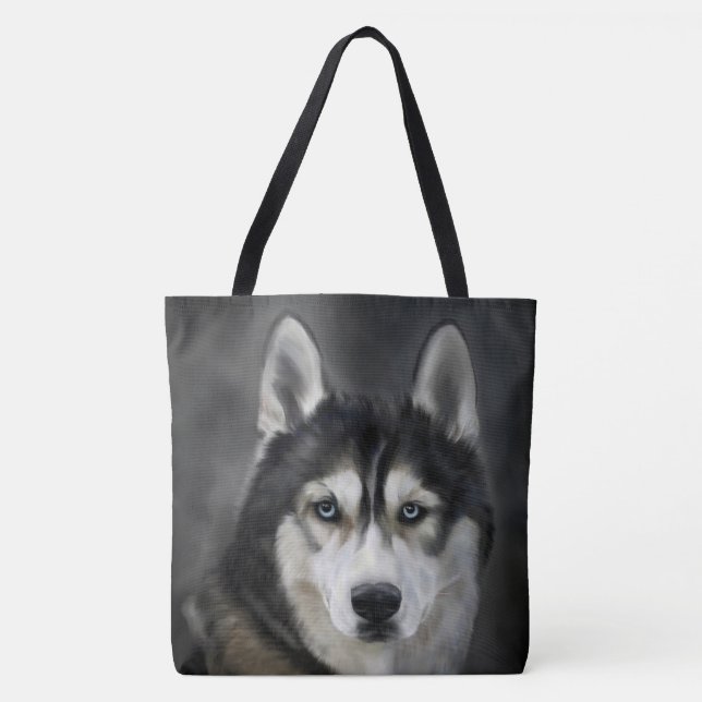 Beau Sac fourre-tout Husky Sibérien (Devant)