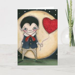 Beau sanglant - carte de Halloween