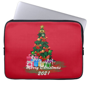 Beau sapin de Noël Burgundy Electronics sac