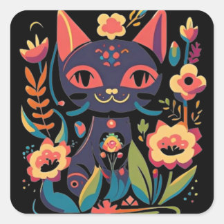 Beau Sticker Chat Noir