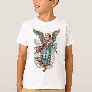 Beau T-Shirt Chrétien pour Enfant Ange